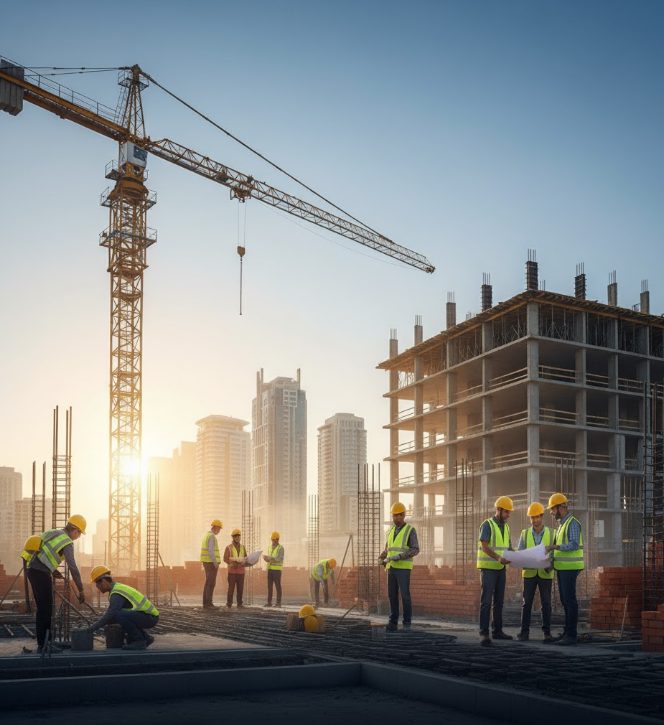 עובדים זרים עובדים בפרוייקט